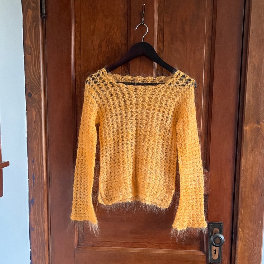 Handknit Mohair Sweater